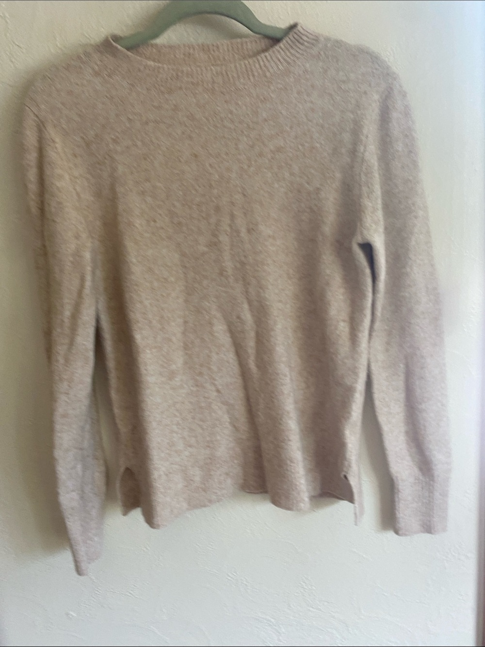 J. Crew Lightweight Crewneck Sweater in Oatmeal